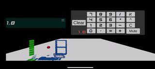 3D Calculator - Domino Falling - Screenshot 2