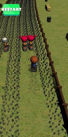 Lawnmower Race - Screenshot 3