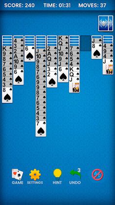Spider Solitaire: Card Game - Screenshot 3
