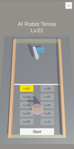 Deep Robot Tennis - Screenshot 1