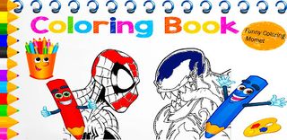 Superhero Venom coloring - Screenshot 3