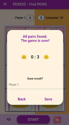 Find PAIRS - against computer - Screenshot 4