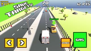 Crazy Road: Ambulance - Screenshot 2
