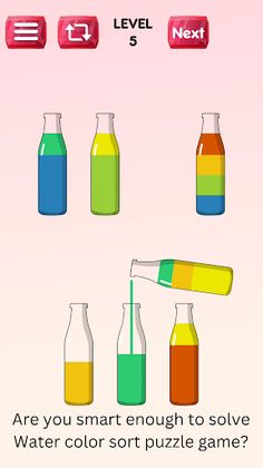 Water Color Sort Puzzle Master - Screenshot 1