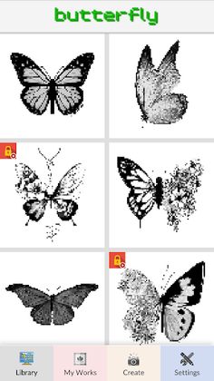 Butterfly Pixel Number - Screenshot 1