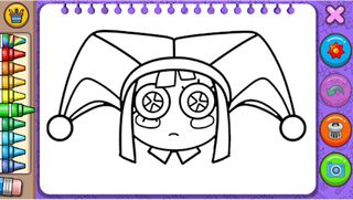 Caine Digital Circus Coloring - Screenshot 1