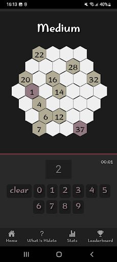 Hidato Puzzle - Screenshot 2