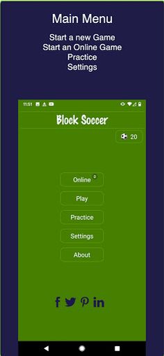 Block Soccer: Block to Goa‪l - Screenshot 1