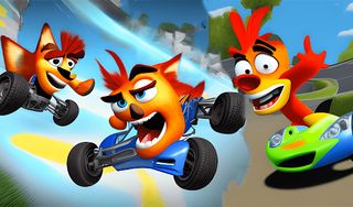 Crash tag team kart racing - Screenshot 2