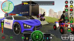 Police Muscle Car Cargo Plane - Screenshot 2
