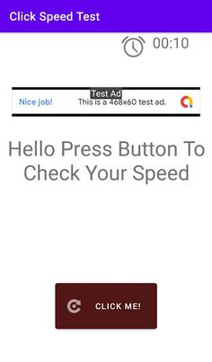 Click Speed Test - How Fast Yo - Screenshot 1
