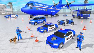 Police Vehicle Cargo Truck Sim - Screenshot 2