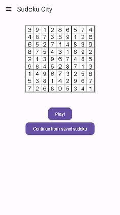 Sudoku City - Screenshot 1