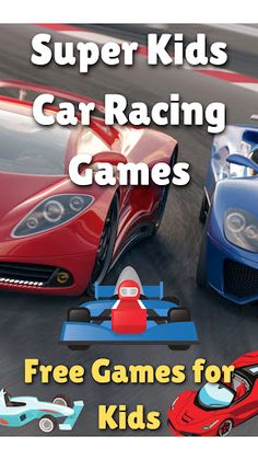 Super Kids Car Racing Games - Screenshot 1