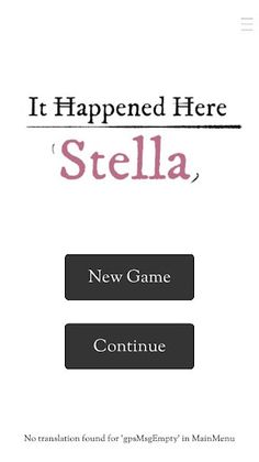 It Happened Here: Stella - Screenshot 2