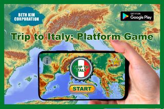 Trip to Italy: Platform Game - Screenshot 1