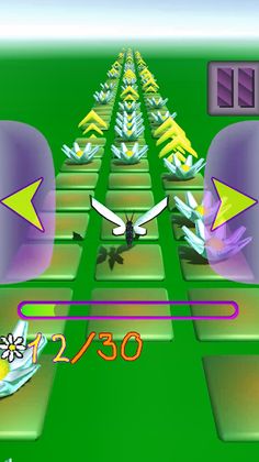 Flying Butterfly Flyer Runner - Screenshot 1