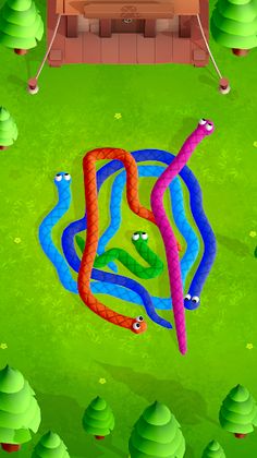 Tangled Snakes - Sort Puzzle - Screenshot 4
