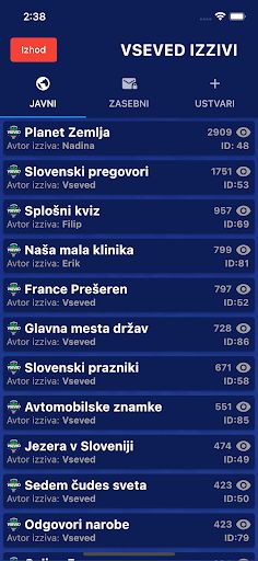 VSEVED Milijonar - Screenshot 1