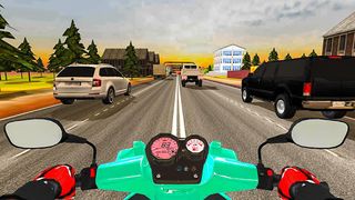 Highway Traffic Rider - 3D Bik - Screenshot 2
