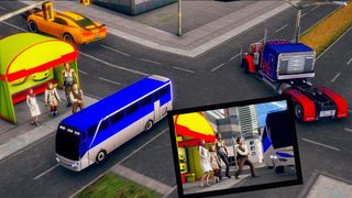 Police Bus Simulator:Robot Bus - Screenshot 2