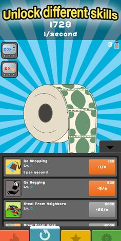 Toilet Paper Idle Clicker - Screenshot 1