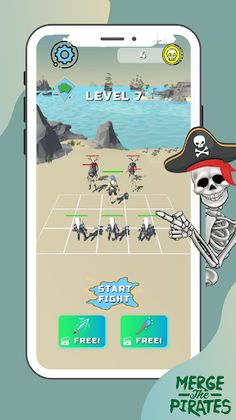 Merge the Pirates - Screenshot 2