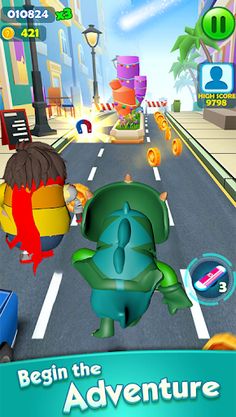 Subway Fall Hero Guys Run Rush - Screenshot 2