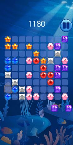 Puzzle Ocean Jewel - Screenshot 3