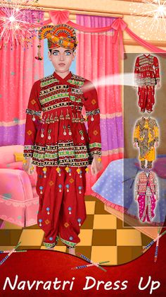 Navratri Garba Dressup Game - Screenshot 1