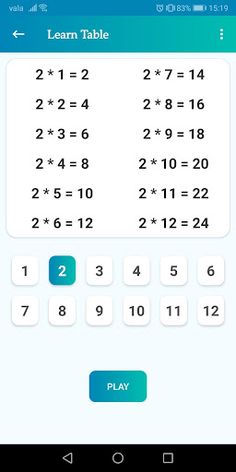 Math Game ! Multiplication tab - Screenshot 4
