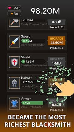 Idle Blacksmith Tycoon - Idle - Screenshot 2
