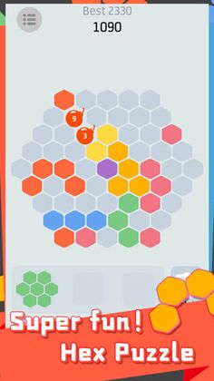 Hex Puzzle - Super fun - Screenshot 1