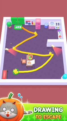 Cat Drawing: Escape Puzzle - Screenshot 1