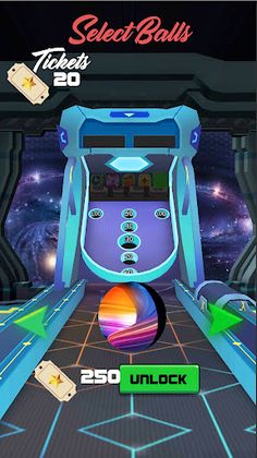 Arcade Ball Roller skee games - Screenshot 3