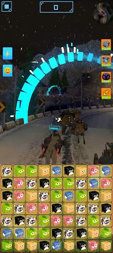 Animals match 3 Racing - Screenshot 2