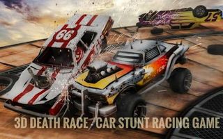 3D Death Race - Car Stunt Raci - Screenshot 2