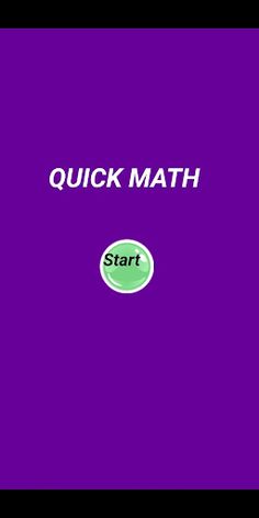Quick Math - Screenshot 1