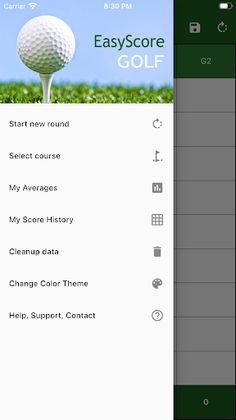 EasyScore Golf Scorecard - Screenshot 1