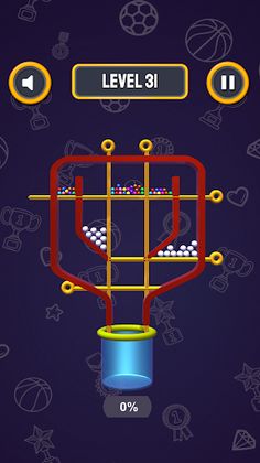 Pull the Pin Balls Home Puzzle - Screenshot 1