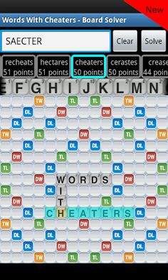Words With Cheaters - Screenshot 1