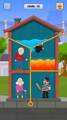 Rescue Granny- Home Pull Pin - Screenshot 4