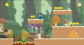 Blue Ball Adventure - Ball in - Screenshot 1