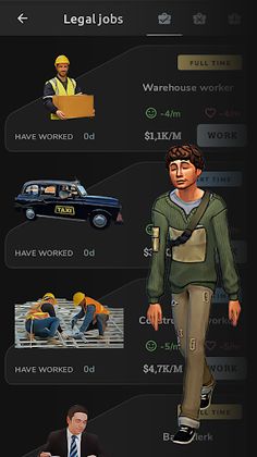 Status - Life Simulator - Screenshot 3