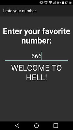 I rate your number. - Screenshot 2