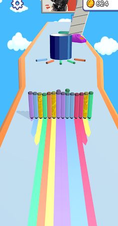 Crayon Run: Color Paint Rush - Screenshot 2