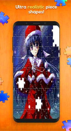 Anime Christmas  Jigsaw Puzzle - Screenshot 4