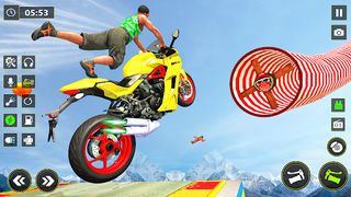 Bike Stunt Mega Ramps Game - Screenshot 1