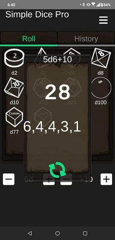 Simple Dice Pro - Screenshot 3