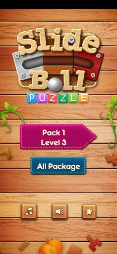 Rolling Ball Slide Puzzle Game - Screenshot 1